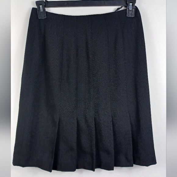 ‼️final must bundle‼️ Linda Allard Ellen Tracy 100% Pure Wool  Skirt Pleated - Picture 1 of 7